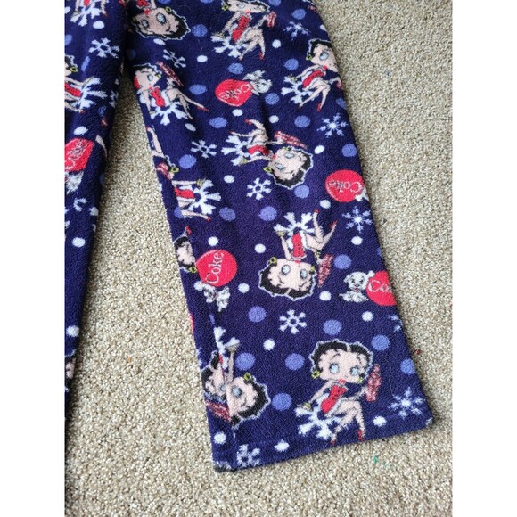 Betty Boop Coca Cola Blue Pajama Pants - Picture 5 of 12